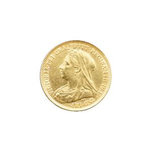 1/2 Libra VICTORIA - Coroa com Manto (Viúva)